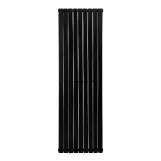 Трубчатый радиатор Betatherm вертикальный Blende 1 1800x449 (Черный RAL 9005M, подк. №99)